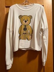 Lauren moshi teddy bear sweater - cream/off-white