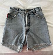 High Waist Jean Shorts