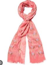 Kate Spade Camel March Pink Scarf