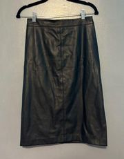 Ripley Rader Los Angeles Black Faux Leather Skirt