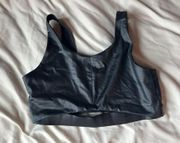 Black Leather Bralette