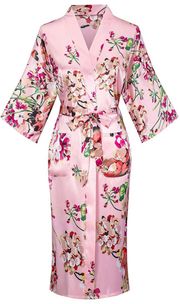 Pink Floral Robe