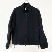 Everlane Renew Fleece Full Zip Jacket Black Size Medium