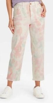 Universal Thread Multicolor Vintage Straight Leg Pants Women’s Size 12