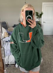 University Of  Green Hoodie