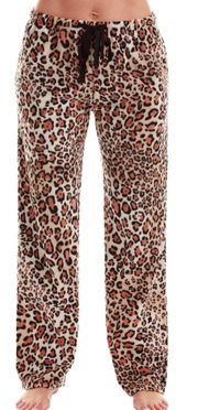 leopard pajama pants