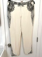 Haute Hippie, 100% Silk cropped pants, Sz. 6