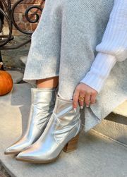 Silver Heeled Boots