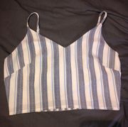 Blue / White Striped Set