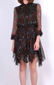 Zadig & Voltaire Deluxe Ranil Psyche Silk Dress Size: S