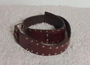 Calvin Klein studded leather belt size small