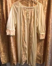 Vintage Philmaid Yellow Baby Doll Robe Size Large