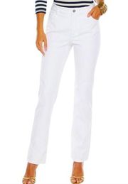 CHAPS Women's Jeans Slim Bootcut High Rise Ankle White Size 14