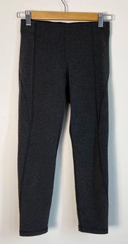 Ivy Park V Mid Rise Sculptured Legging 3/4 Cropped Length X-Small Grey Beyonce