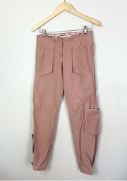 Y2K Era Forever21 Cargo Casual Utility Pants Pastel Pink Small