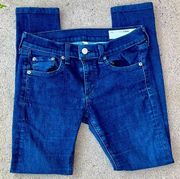 Rag & Bone Womens Blue Medium Wash Denim Skinny Jeans Size 26