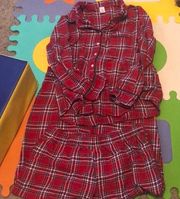 Liz Claiborne Petite Red Plaid Pajamas