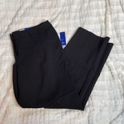 APT 9 Black Work Pants Petite 16 New With Tags Torie Curvy Straight Mid Rise