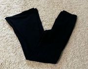 Hollister  black flare leggings size small