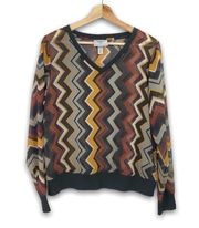 Missoni for Target - Sheer Long Sleeve Blouse - M