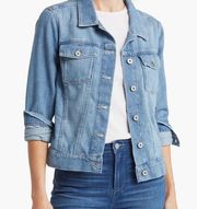 PAIGE Light Wash Denim Jean Jacket size Small