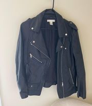 Faux Leather Jacket