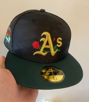 Myfitteds Oakland Athletics battle of the bay patch size 7 1/4 brand new in store exclusive