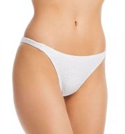 NWT AQUA Swim Eyelet Bikini Bottoms, White Size XL New w/Tag Retail $48