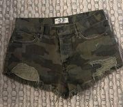 Free People Camo Shorts