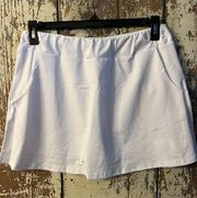 White Skort Tennis Skirt XL 