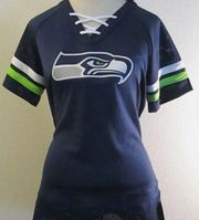 Medium women’s Seattle Seahawks fan tie up jersey