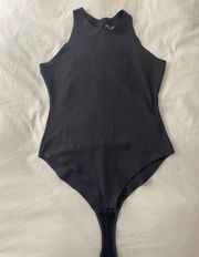 Gray/Blue Seamless Bodysuit 