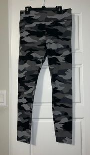 Black And Grey Camo Leggings 