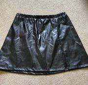 Leather Mini skirt