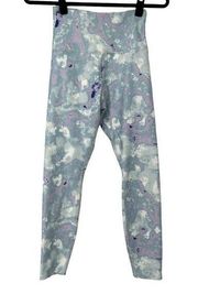 Wildfox Sweat Blue Purple Water color Tie dye leggings