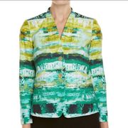 Lafayette 148 Lilith Printed Aquarium Jacket