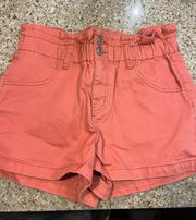 Coral Waist bag Shorts