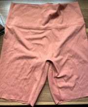 Peach Biker Shorts