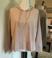 Medium Pink Cropped Hoodie