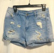 Hammer Jeans Women Blue Denim Shorts M.