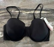 DKNY Black Bra- NWT size 34D-Convertible Strap or strapless.