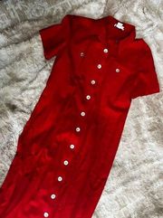 Vintage Button Up Dress