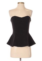 Strapless Black Dressy Shirt