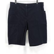 KAREN SCOTT Black Straight Fit Tailored Chino Short