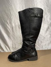 American Eagle Black Knee High Riding Boots Women’s Sz 7.5 W