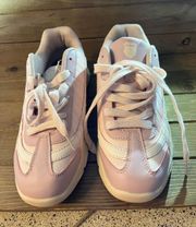 New  ST-129 Classic Low Trainer Sneakers White/pink Womens HM11