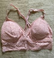 Arden Pink Lacy Bralette