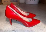 Red Pointed Toe