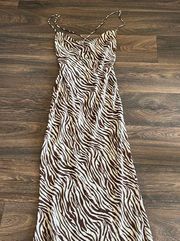 Zebra Sheer Dress
