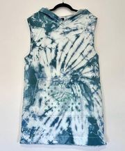 x Urban Outfitters Philadelphia Eagles Graphic Tie Dye Sweatshirt Mini Dress